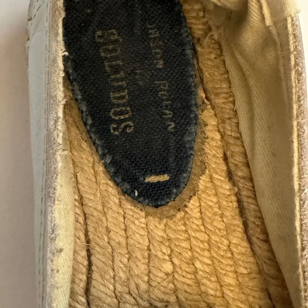 Soludos Jason Polan Wink Embroidered Leather Espadrilles Women’s Size 7‎ Shoes